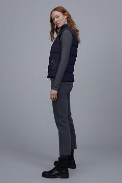 Chamarras Canada Goose Mujer Mexico - Freestyle Chalecos Azules FX6140592